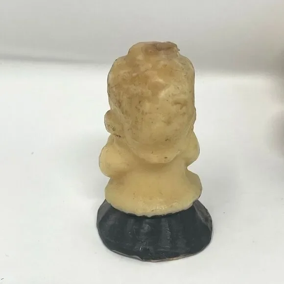 Vintage Gurley Candles Christmas Carolers Lot of 4 Wax Holiday Figures 1950's - Picture 3 of 16